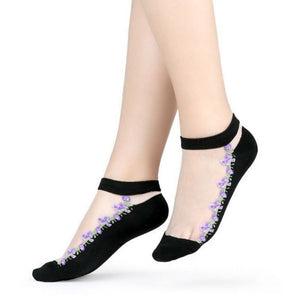 Everyday.Discount socks for women nylonic socks heels halfsocks socks spandex invisible transparent sheer ankle socks tights toesocks thin compression socks ankle length  