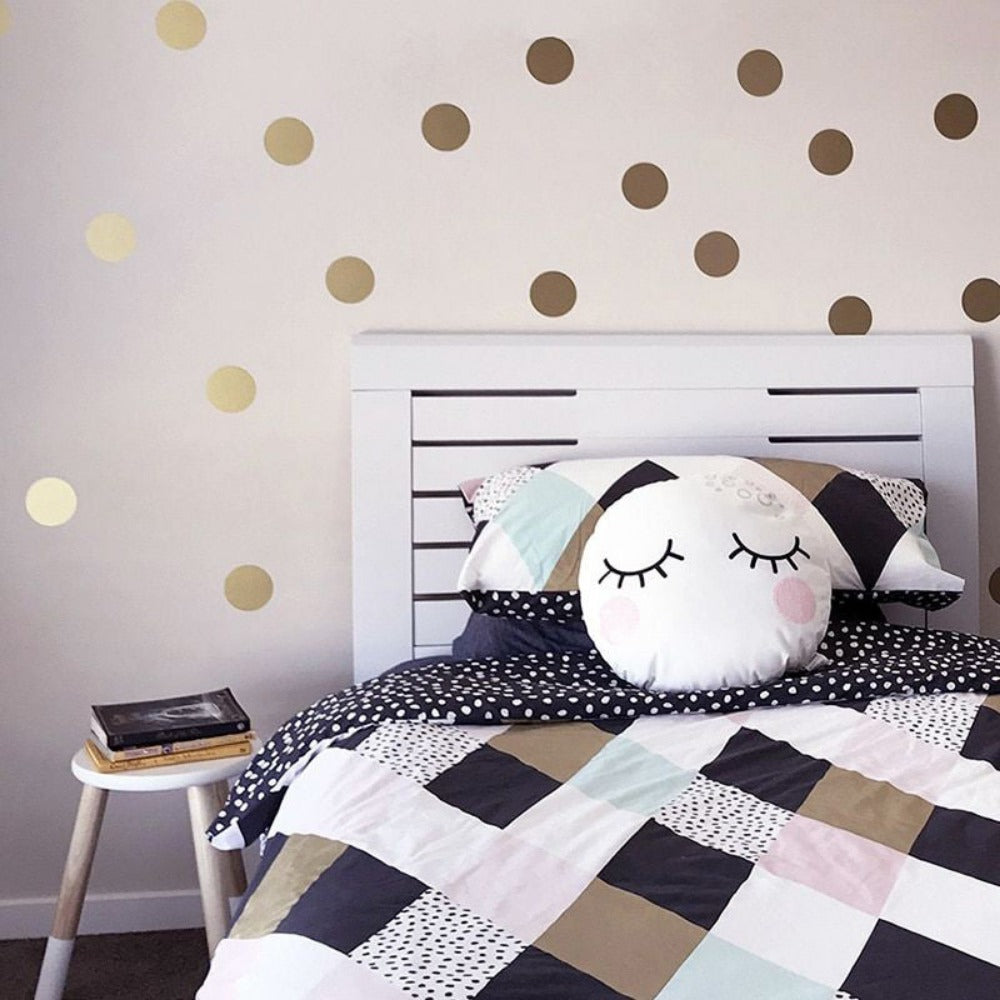 Everyday.Discount goldcolor round wall decals cloud wallstickers for bedroom interior decoration bedroom silver goldcolor various color childroom kids bedroom walls interior adhesive furniture window mural realistic ceiling cheap personalized decals  