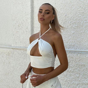 Everyday.Discount buy buy women's croptop tiktok videos facebooksummer female dark white bodytop camis halterneck straps sleeveless women clothing crops elastic fitted bodytop clothings bratop streetfashion wear womens bust crop camis europe styles pinterest moda with heels pant leggings trousers instagram boutique everyday.discount everyday free.shipping