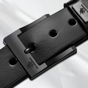 Everyday.Discount men's genuine leather waist belts tooled cowskin narrow wide waistband good belts adjustable buckles giftset cheap cowhide leather belts italian vs europe old fashioned quality belts with buckle 