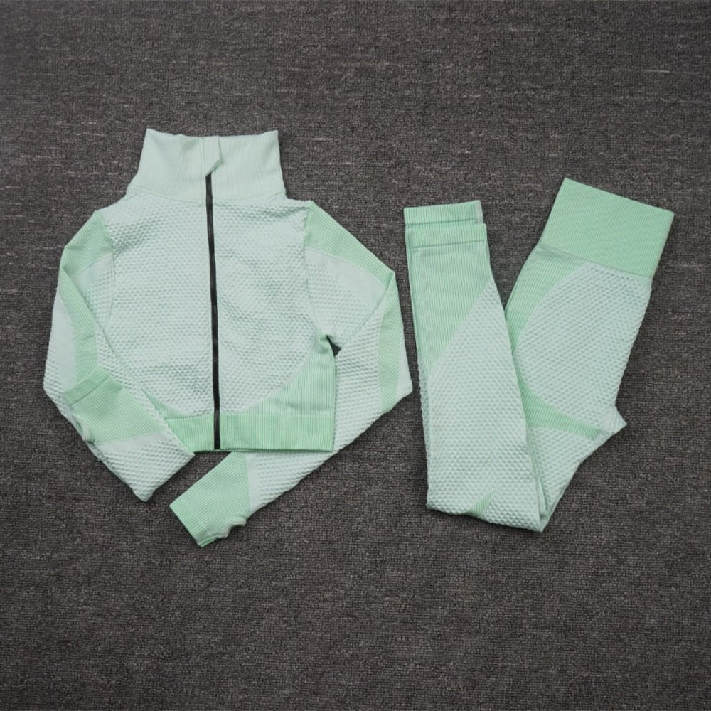 Everyday.Discount gymset clothing sportswear highwaist shorts+bra+coat+pants u.s.a. style workout clothes cotton blends longsleeve bratop and leggings suits free.shipping 