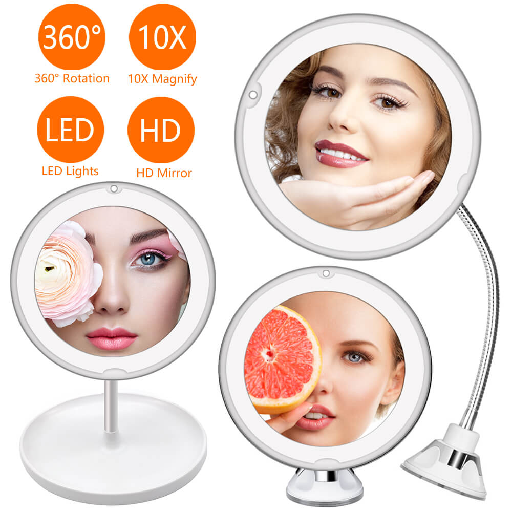 Everyday.Discount ledlight makeup mirror magnifier battery operated vanity glass cosmetic makeup mirror and lights equipped makeover good cosmetic bulbs around lighting daylight electric mirrors for poor eyesight hollywood jewelry lightup quality makeup mirrors for travel vacation vanity ledlight bulbs 