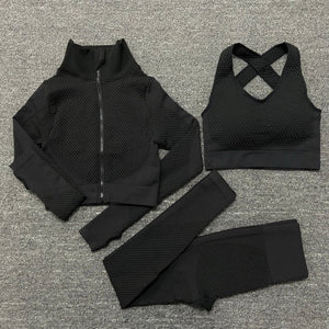 Everyday.Discount longsleeve bratop and leggings suits sportswear seamless workout gymset two pcs clothing quickdry suits sportswear seamless workout gymset women sports leggings ankle-length fitnesswear vs elastic workout gymlife yogapant leggings fitnesswear gymwear bombshell sportswear