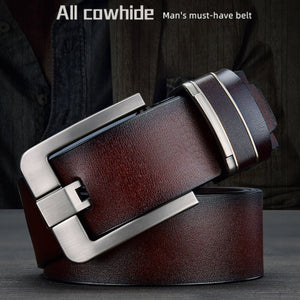 Everyday.Discount men's genuine leather waist belts tooled cowskin narrow wide waistband good belts adjustable buckles giftset cheap cowhide leather belts italian vs europe old fashioned quality belts with buckle all length same price 😃