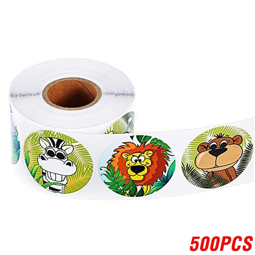 Everyday.Discount decals round animal sticky sealing decoration free.shipping spanish reward encouragement stickerroll kids motivational students decals envelope sealing self adhesive packaging personalized decoration sweet birthday purchase gifts goldcolor tiny decal weddings bridal sticky round thank you supporting decals