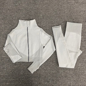Everyday.Discount gymset clothing sportswear highwaist shorts+bra+coat+pants u.s.a. style workout clothes cotton blends longsleeve bratop and leggings suits free.shipping 