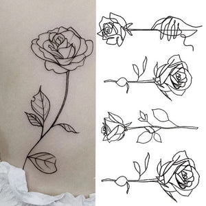 Everyday.Discount temporary snake inktattoo adults vs kids realistic rose flower tatoos 