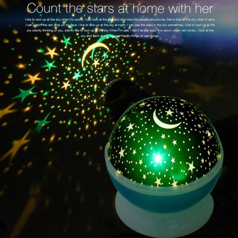 Everyday.Discount starry sky rotating night lights for children projection sky to ceiling wall child kids night lights lighting