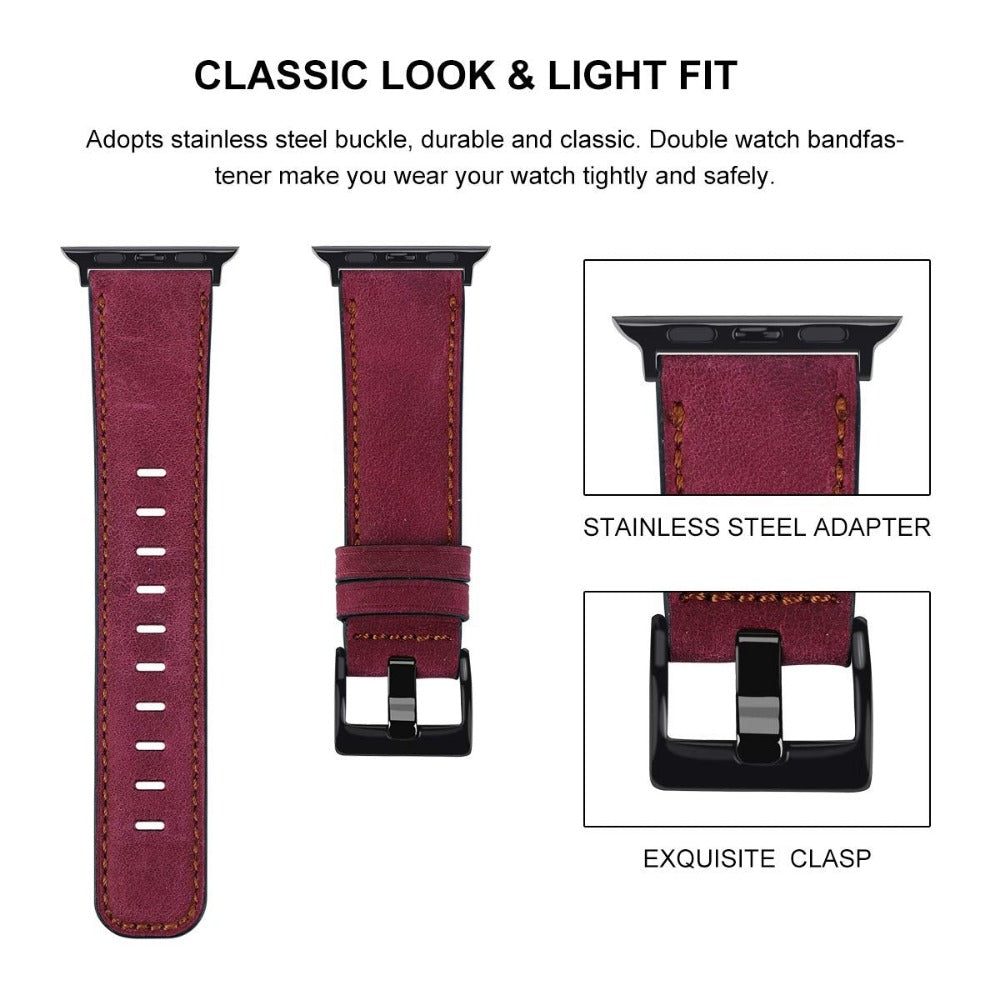 Everyday.Discount leather strap for apple watches cowhide leather watchband iWatch watch vs fashionable watchbands for wristwatches