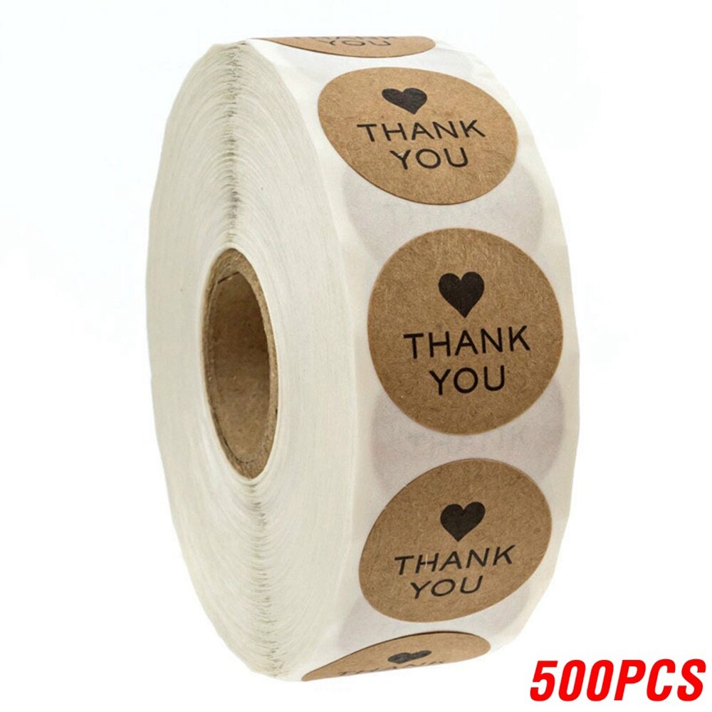 Everyday.Discount envelope sealing decals round natural kraft decal scrapbooking packaging adhesive thank you sealing stationery decals envelope sealing tiny decals self adhesive personalized decoration birthday purchase gifts tiny decal weddings bridal custom choose sticky round thank you message vs supporting purchase stickersroll decals