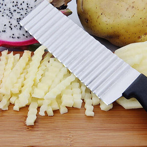 buy potato knife pinterest slicer and dicer knives facebookvs waved kitchen onion scalloped potatoes slicer knives tiktok youtube videos cuttings french potatoes salad chopped slicing wrinkled vegetables instagram kitchen shaped knives for fried french potatoes stainless blade various style multi quick potato slicers kitchenaid everyday free.shipping 