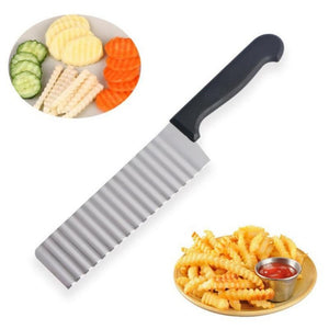 buy potato knife pinterest slicer and dicer knives facebookvs waved kitchen onion scalloped potatoes slicer knives tiktok youtube videos cuttings french potatoes salad chopped slicing wrinkled vegetables instagram kitchen shaped knives for fried french potatoes stainless blade various style multi quick potato slicers kitchenaid everyday free.shipping 