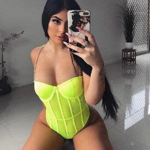 Everyday.Discount buy womens lace bodysuit tiktok pinterest women lace beautiful mesh striped bodysuit goldcolor shoulder chains rompers instagram transparent mesh female nightwear underwear shapewear summer night clubwear wear the bodysuit with leggings heels skirts pant quality moda affordable prices everyday free.shipping 