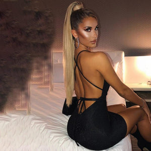 Everyday.Discount women's backless summer sleeveless above knee clubbing dresses 