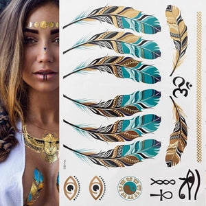 Everyday.Discount women's sparkle goldcolor maori inktattoo upperarm wrist breast vs above knee legs makeup decal cheap price mythical cute temporary inka style tribal exclusive coverup cute balm brow behind ear drawings armsleeve floral sleeves under above eyes heart ringfinger tattooart 