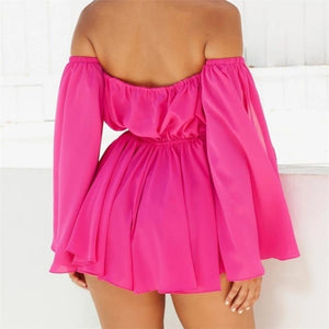 EveryDay.Discount women summer beach style dresses above knee length elastic with sleeves u.s.a. europe style beach vacation summerwear dresses 