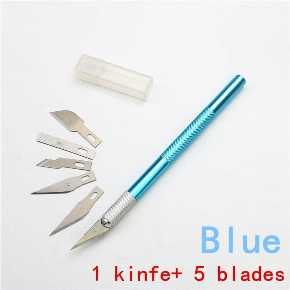 EveryDay.Discount cutting knife sharp carving sculpture wood work working hobbycraft knives blades craft nine blades craft work cutting knife diy chiseling repairing sculpture knife