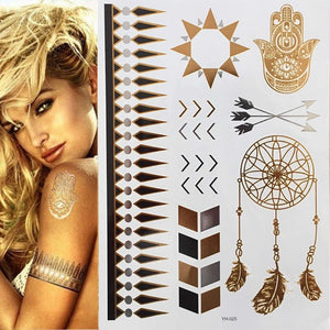 Everyday.Discount women's sparkle goldcolor maori inktattoo upperarm wrist breast vs above knee legs makeup decal cheap price mythical cute temporary inka style tribal exclusive coverup cute balm brow behind ear drawings armsleeve floral sleeves under above eyes heart ringfinger tattooart 