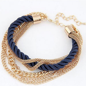 Everyday.Discount women multilayer handwoven rope bohemian charm cheap bracelets 