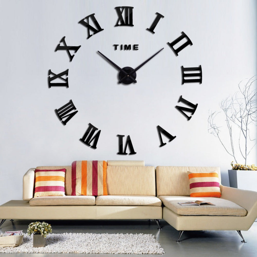 wall clock classical wallart romantic clock giant diy pasting vs clocks ✈️ free.shipping
