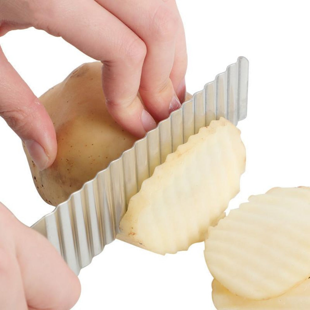 buy potato knife pinterest slicer and dicer knives facebookvs waved kitchen onion scalloped potatoes slicer knives tiktok youtube videos cuttings french potatoes salad chopped slicing wrinkled vegetables instagram kitchen shaped knives for fried french potatoes stainless blade various style multi quick potato slicers kitchenaid everyday free.shipping 