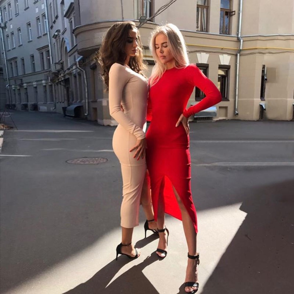 EveryDay.Discount women summer dresses ankle length with sleeves u.s.a. europe style bodycon beach vacation summerwear dresses 