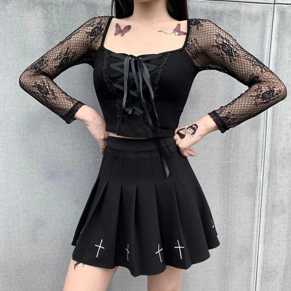 Everyday.Discount buy buy women's croptop tiktok, facebook,summer dark camis strap longsleeve women corset clothing crops camis gothic t-shirts straps elastic fitted bodytop clothings bralettes moda crop longsleeve bratop streetfashion wear womens bust crop europe styles pinterest moda wear with heels pant leggings trousers instagram boutique everyday.discount free.shipping