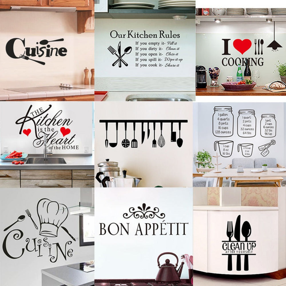Everyday.Discount interior wallstickers decoration decals adhesive kitchen furniture asian cafe coffeecorner window realistic wall ceiling vs drawings painting cheap price cute personalized decals 