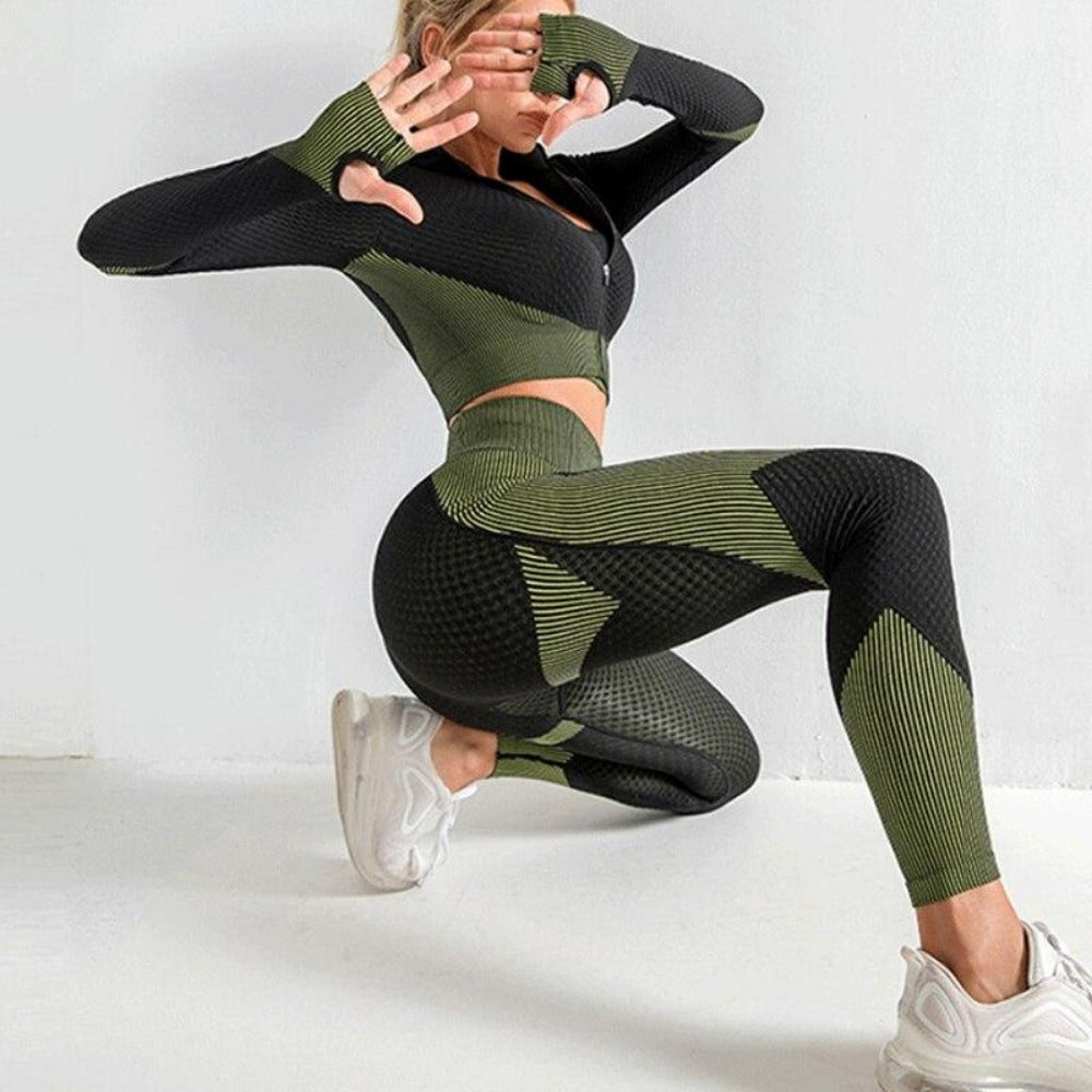 Everyday.Discount highwaist leggings women slimfit elastic pushup seamless ankle-length workout leggins