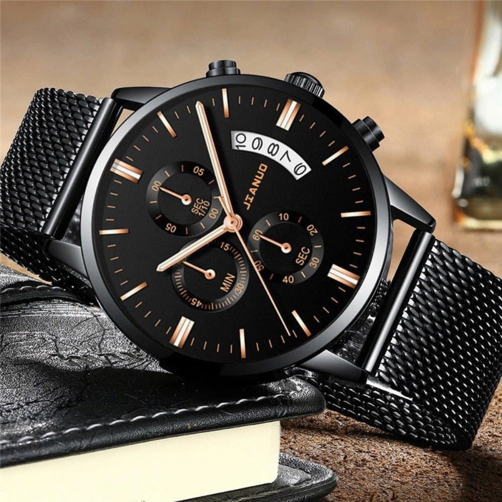 Everyday.Discount cheap men's watches huge selection style watches with the latest technologies stainless chronograph analog quartz wristwatch everyday wristwatches