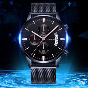 Everyday.Discount cheap men's watches huge selection style watches with the latest technologies stainless chronograph analog quartz wristwatch everyday wristwatches