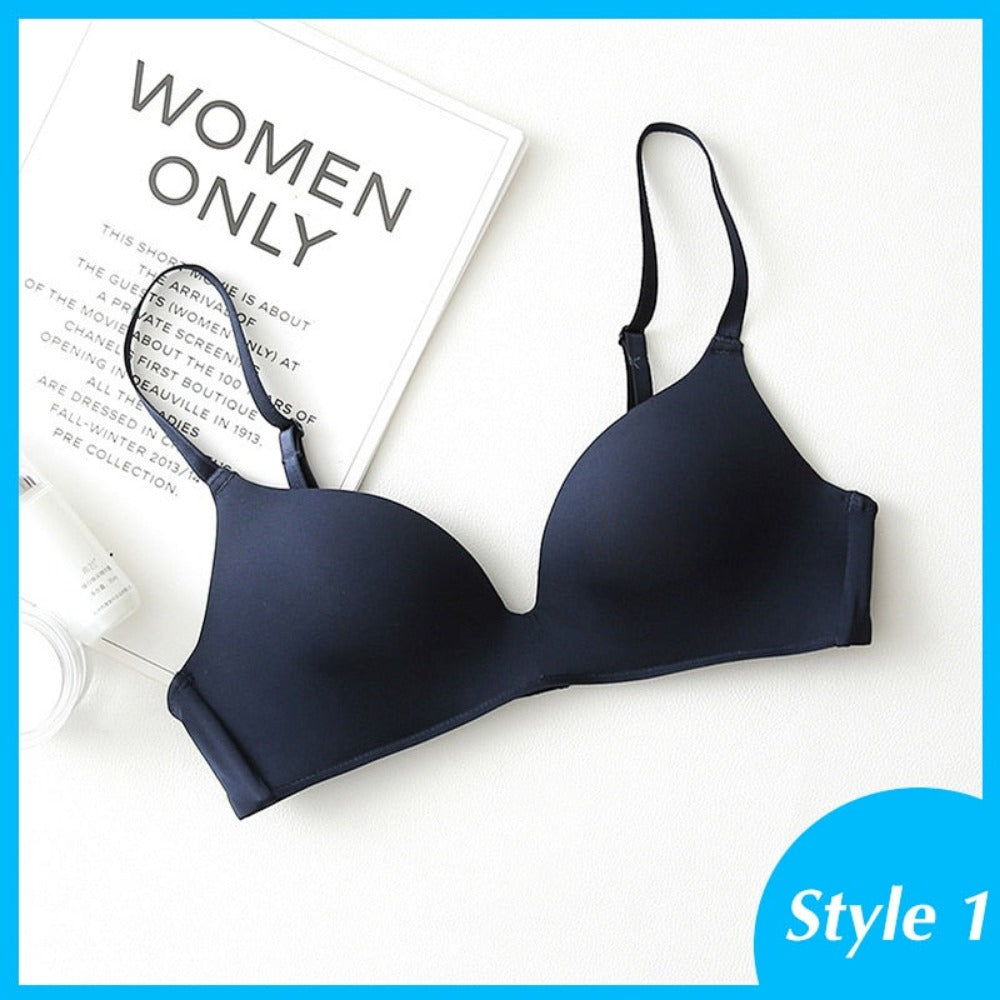 Everyday.Discount bra's for women pushup bra seamless brassiere three quarters pushcup bra underwire everyday wear seamless bra for women wear backless dresses bra for cleavage 
