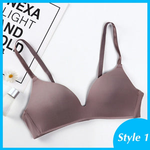 Everyday.Discount bra's for women pushup bra seamless brassiere three quarters pushcup bra underwire everyday wear seamless bra for women wear backless dresses bra for cleavage 
