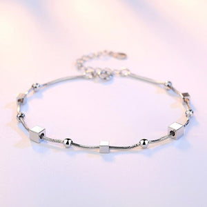 Everyday.Discount bracelets women silver plated cheap charm women's jewelry bracelets 