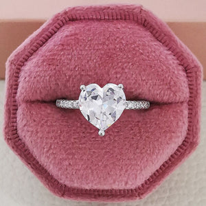 Everyday.Discount women's rings diamond crystal zircon stones inlay silver color rings women romantic cubic zirconia rings cheap everyday wear hypoallergenic jewelry   