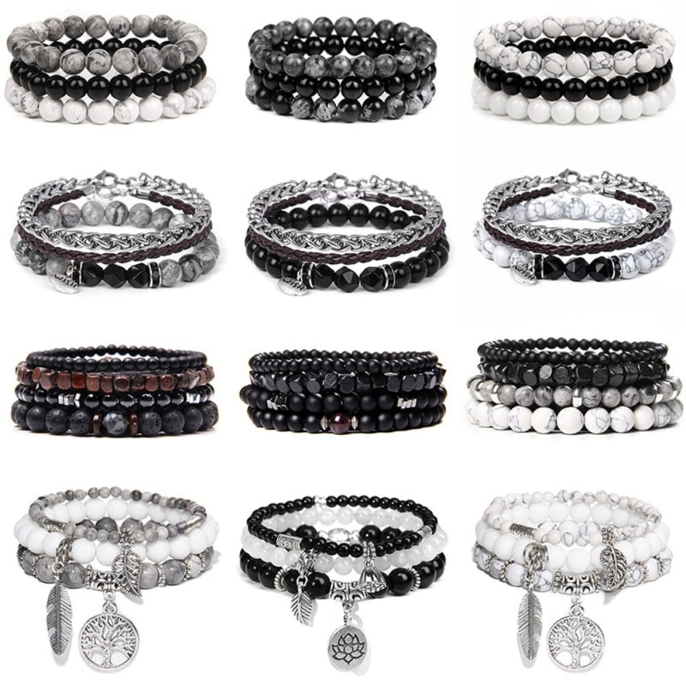 Everyday.Discount unisex beads bracelets buddhism feng shui obsidian stone beads wristband inspiration charm friendship couple lovers friends natural stones vs beaded buddha summer beach cute elastic gemstone quartz beads bracelets  