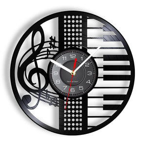 Everyday.Discount wallclock music instruments designed clock music notes melody musicians ledlight wall clocks unique designed decoration analog not thicking quartz movement frameless luminous wallclock music instruments designed clock 