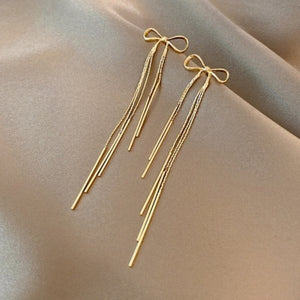 Everyday.Discount women's earrings cheap prices celebrity tassels crystal jewelry earrings earrings cubic zircon stones ear rings crystal bowknot various colors eye-catching gifts for women  