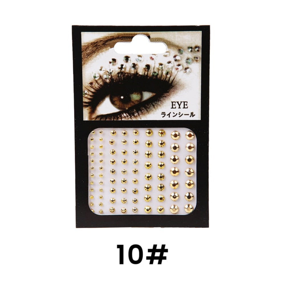 Everyday.Discount eye crystals cateye eyelid makeup decoration sparkle shiny diamonds gloss jewels rhinestones facing pearls self adhesive facetattoo jewels makeup cheap price cute temporary unique exclusive coverup facepearls eyelid pearls 