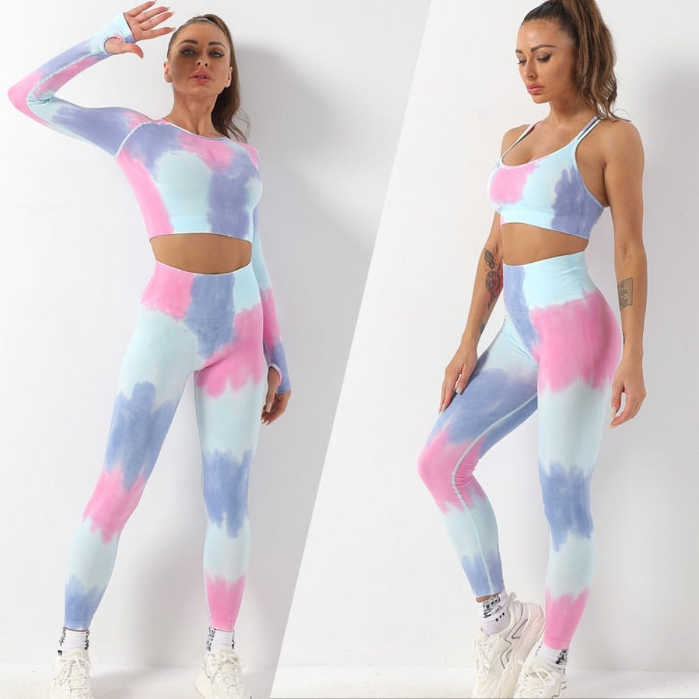 Everyday.Discount women yogaset workout sportswear gymfit clothing sports bra highwaist leggings sports suits