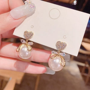 Everyday.Discount women's earrings cheap prices celebrity tassels crystal jewelry earrings earrings cubic zircon stones ear rings crystal bowknot various colors eye-catching gifts for women  
