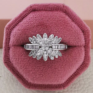 Everyday.Discount women's rings diamond stones crystal zircon inlay silver color rings women romantic cubic zirconia rings cheap everyday wear hypoallergenic famous tiktok pinterest facebook.add  jewelry 