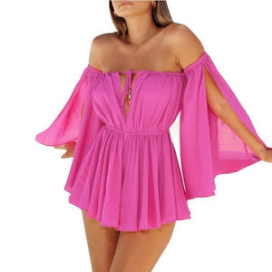 EveryDay.Discount women summer beach style dresses above knee length elastic with sleeves u.s.a. europe style beach vacation summerwear dresses 