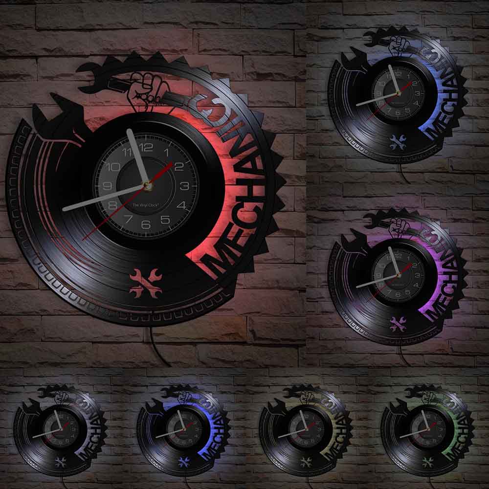 Everyday.Discount wall clocks unique designed decoration analog not thicking ledlight quartz movement frameless luminous wallclock wallclock automotive designed clock wall sign decorative car mechanic wall clock