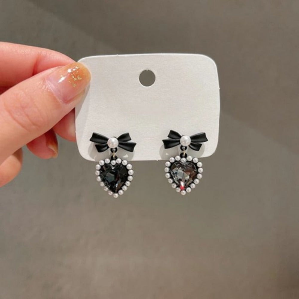 Everyday.Discount women's earrings cheap prices celebrity tassels crystal jewelry earrings earrings cubic zircon stones ear rings crystal bowknot various colors eye-catching gifts for women  
