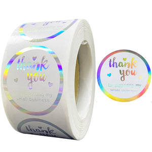 Everyday.Discount decals lovely thank you decals round shape rainbow color text scrapbooking gifts packaging weddings valentine stationery foil decal envelope sealing decals self adhesive packaging decal personalized decoration sweet birthday purchase gifts tiny decal weddings bridal custom sticky round thank you message supporting purchase stickersroll decals