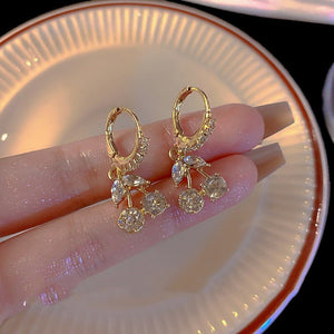 Everyday.Discount women's earrings cheap prices celebrity tassels crystal jewelry earrings earrings cubic zircon stones ear rings crystal bowknot various colors eye-catching gifts for women  