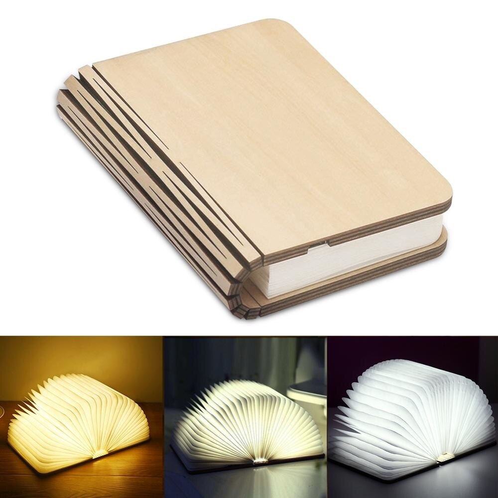 Everyday.Discount foldable booklight lighting ambient night lights vs interior decoration lighting wooden book atmosphere backgrounds lighting decoration backlit night lights christmass gifts lights vs deco lighting antique mood changing lights colorfull lamps for houses