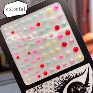 Everyday.Discount eye crystals cateye eyelid makeup decoration sparkle shiny diamonds gloss jewels rhinestones facing pearls self adhesive facetattoo jewels makeup cheap price cute temporary unique exclusive coverup facepearls eyelid pearls