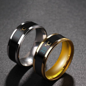 Everyday.Discount buy finger temperature rings tiktok facebook.customer rings with bodyheating measurements pinterest stainless fashionable silver blackcolor goldcolor rings instagram everyday streetwear fashionable men's jewelry rings free.shipping 